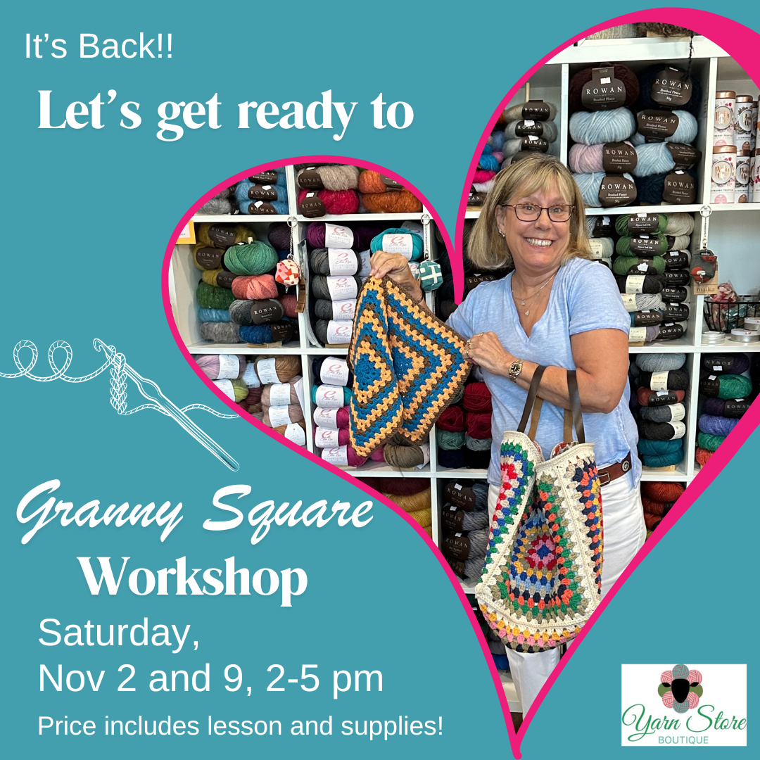 Let's Get Ready for Granny Square Tote Bag Workshop