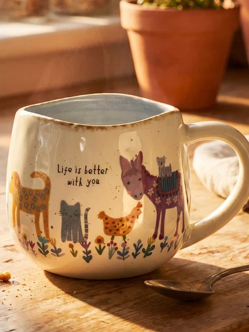 Artisan Coffee Mug Charm by Natural Life