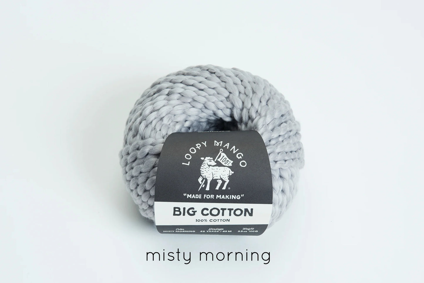 Super Cropped Sweater with Big Cotton by Loopy Mango KAL