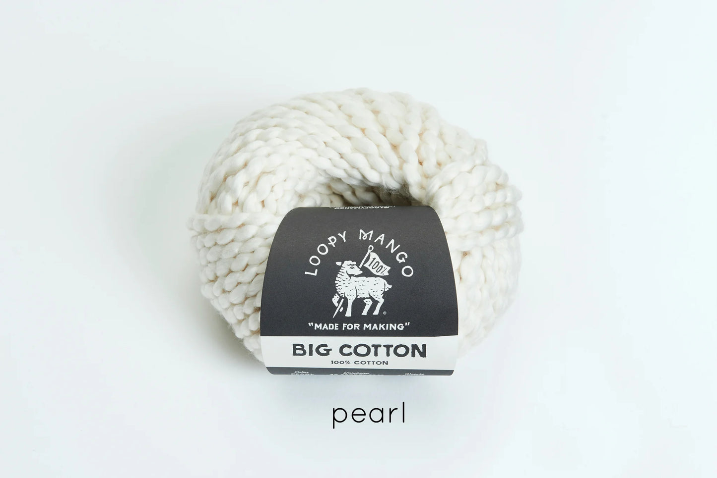 Super Cropped Sweater with Big Cotton by Loopy Mango KAL
