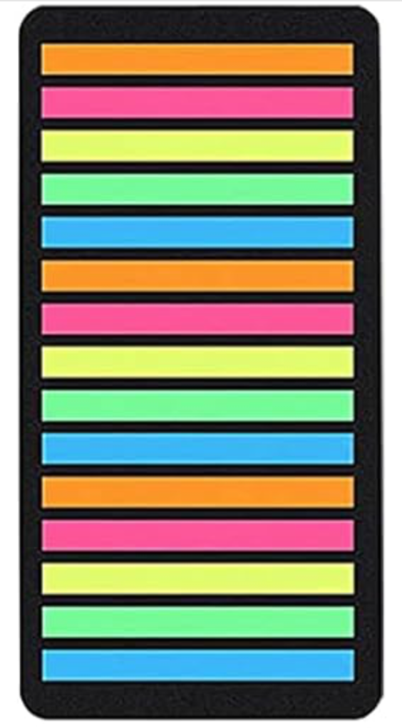 Highlighter Tape Strips