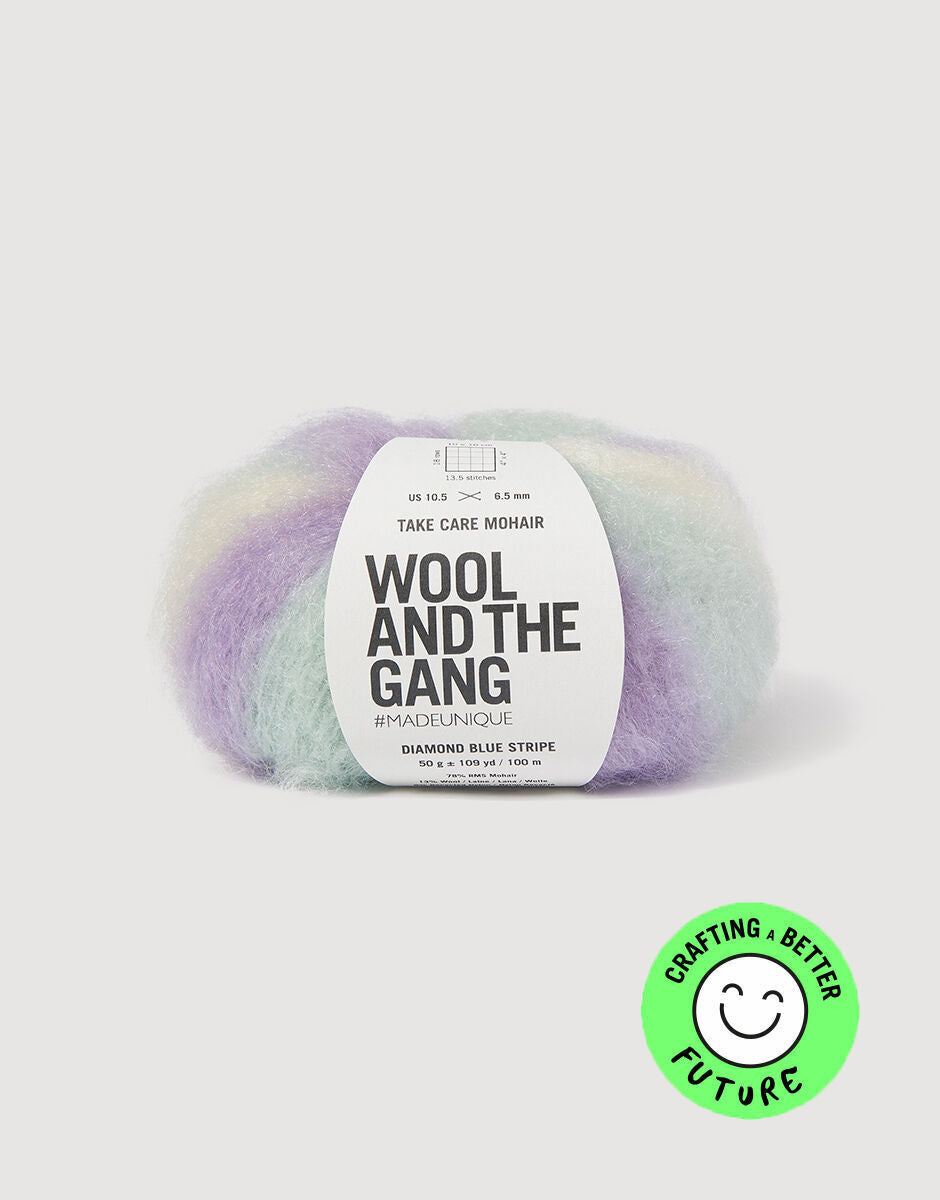 Take Care Mohair Stripe by Wool and the Gang