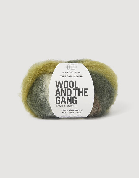 Take Care Mohair Stripe by Wool and the Gang