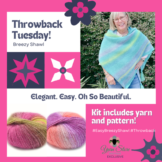 Throwback Tuesday Breezy Shawl