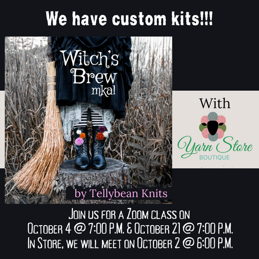 Witch's Brew MKAL Kits by Tellybean Knits