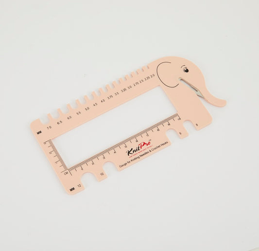 Knitting Needle & Crochet Gauge