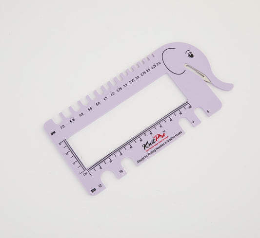 Knitting Needle & Crochet Gauge