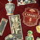 Art Deco Vintage Archive Tin Box Stickers