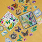 Birds, Foliage, Butterflies Sticker Tin Box