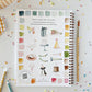 Celebrate watercolor workbook by Emily Lux