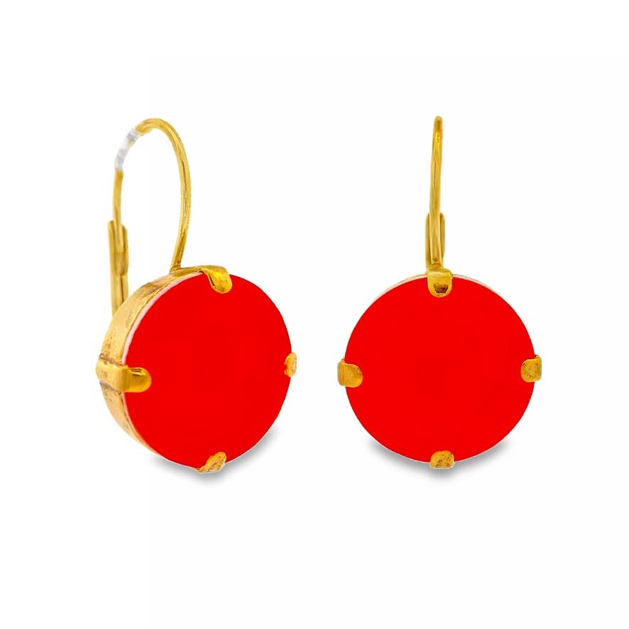 Caitlin Round Earrings by Tova