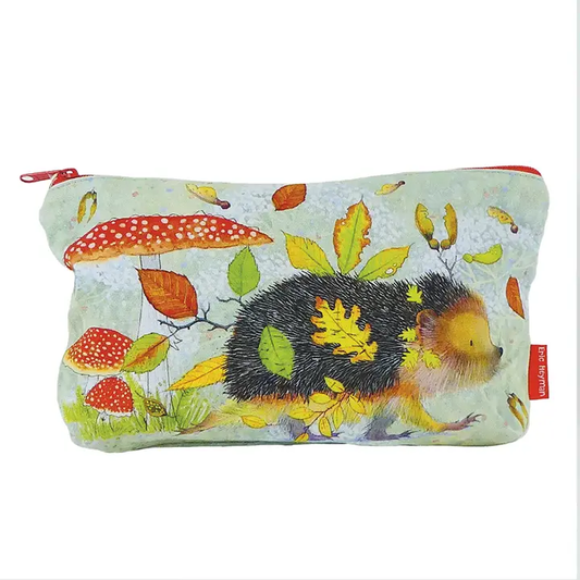 Emma Ball Hedgehog Zippered Pouch