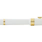 Bailey Light™ Polished White Resin and Gold Tone Fine Nib Fountain Pen