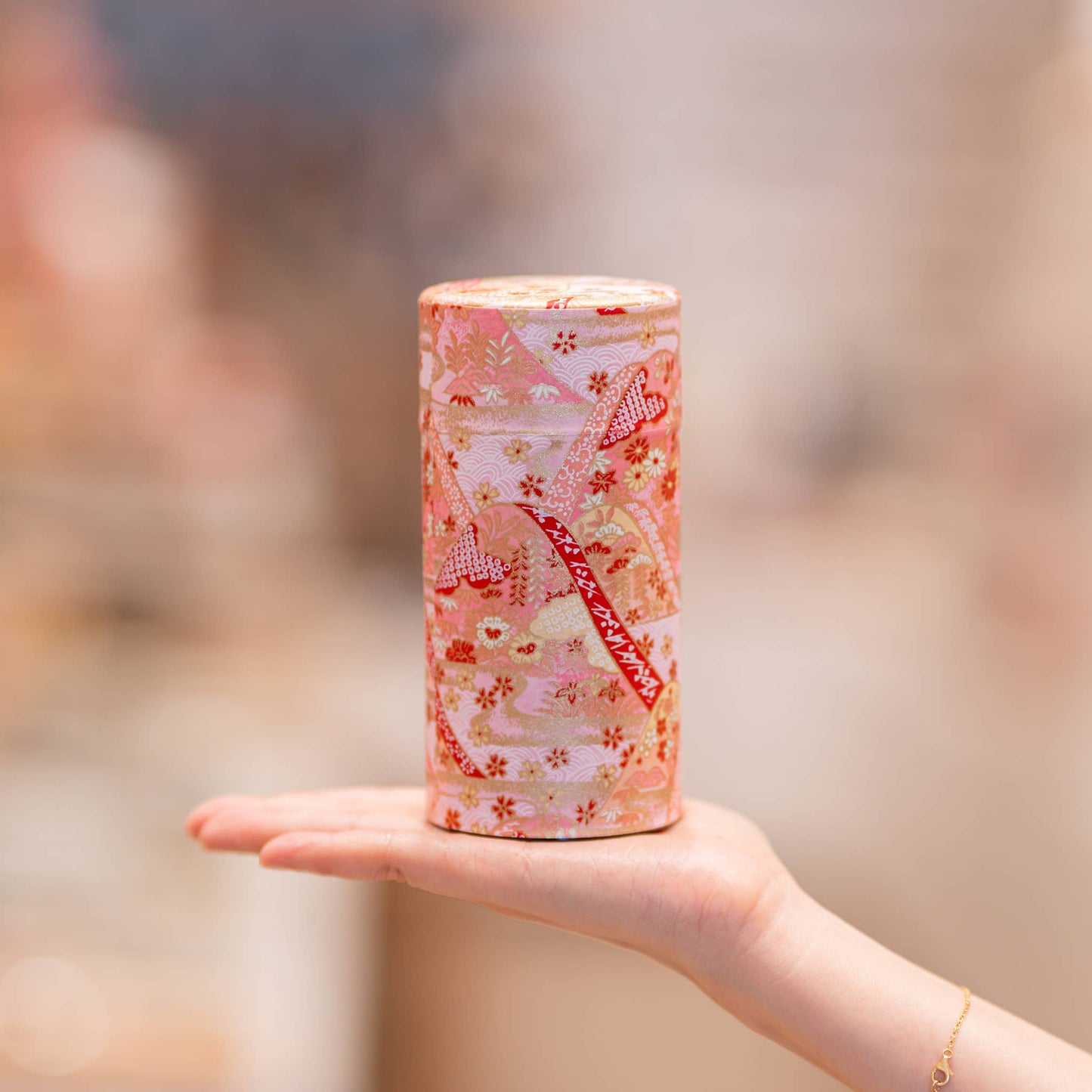 Japanese Traditional Washi Tea Canister – 20 Pattern 200g