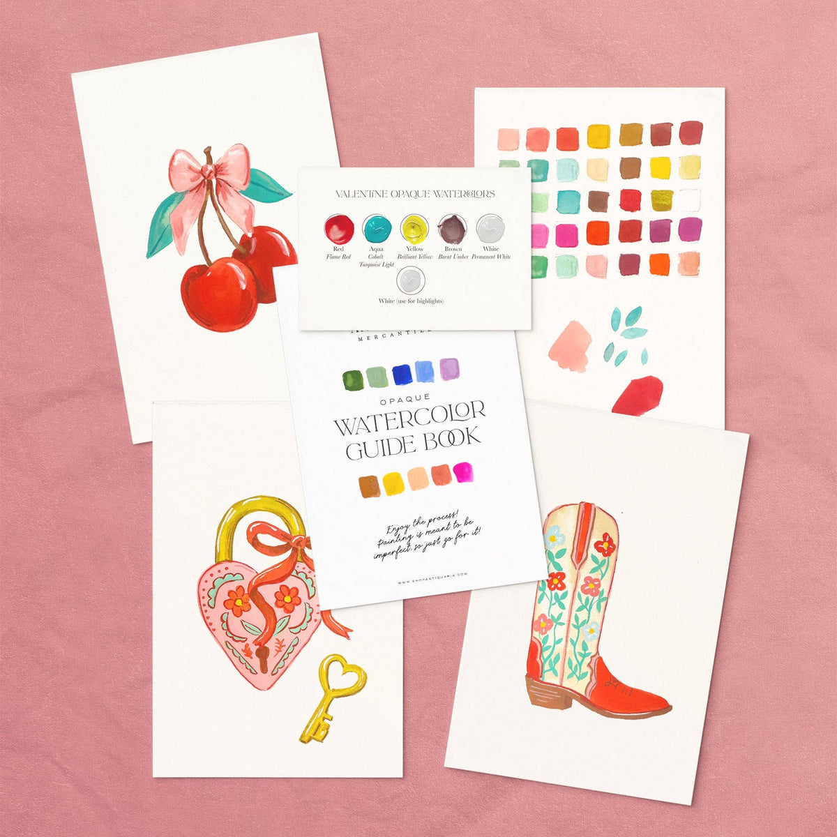 Antiquaria Watercolor Kit: Love Bomb
