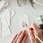 Classic Christmas paintable gift tags by Emily Lux