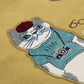 Kusuguru Japan Cat & French Bulldog Embroidered Tote Bag - Y