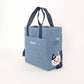 Kusuguru Japan Embroidered Cat Small Tote Bag - two color
