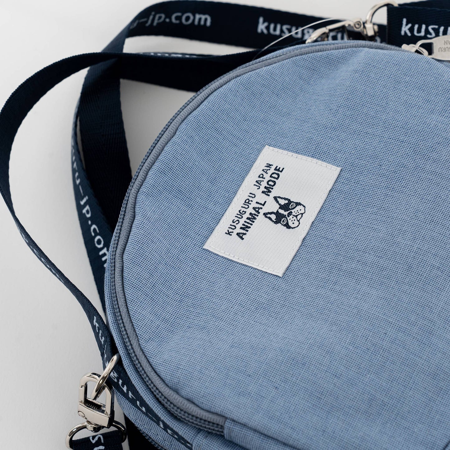 Kusuguru Japan Small Round Embroidered Character Bag