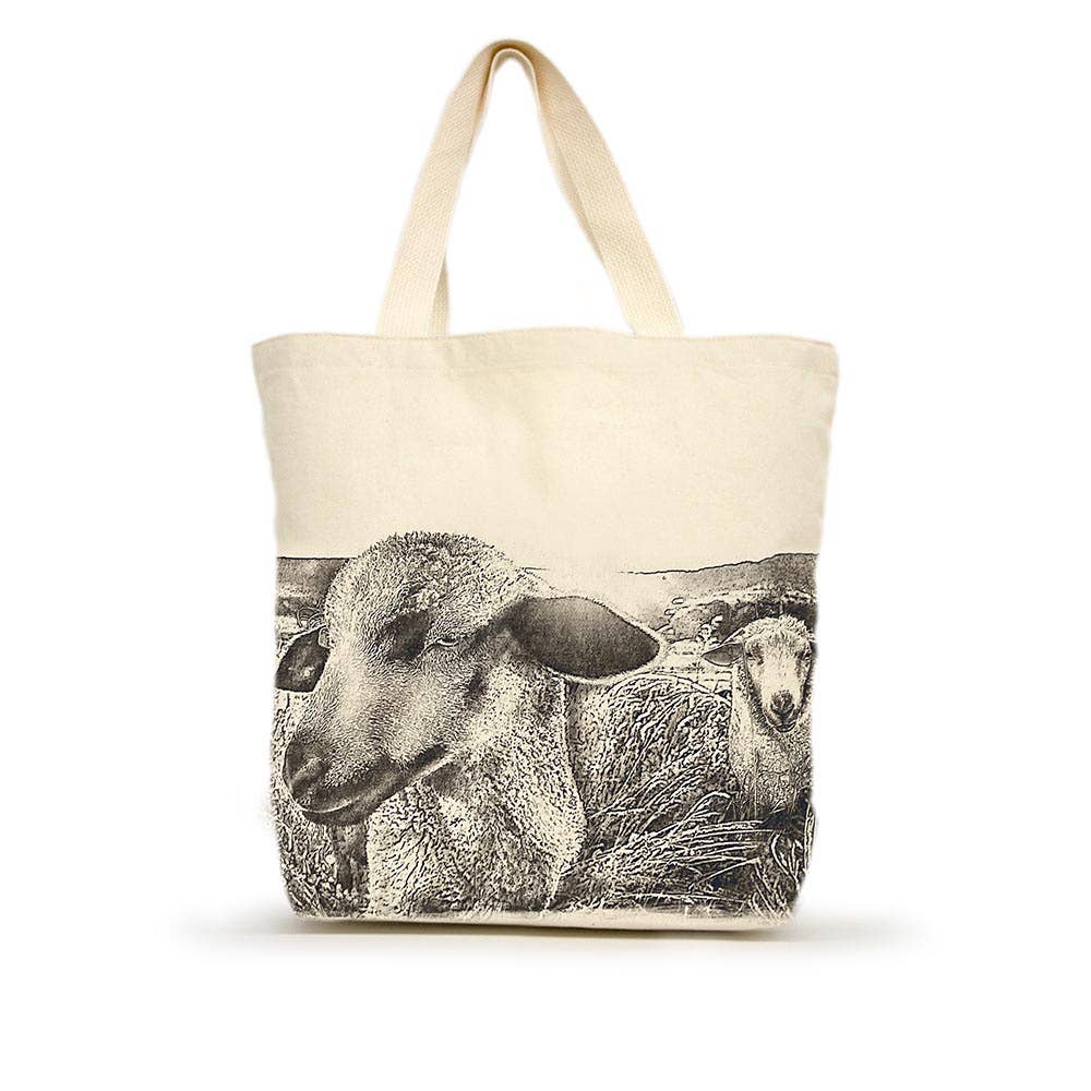 Sheep Pair Medium Tote