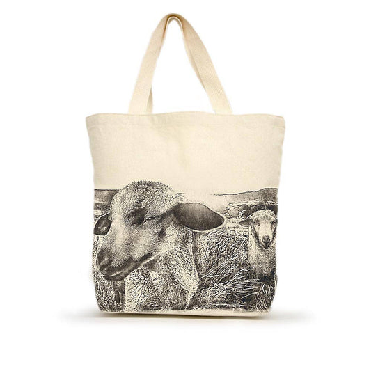 Sheep Pair Medium Tote