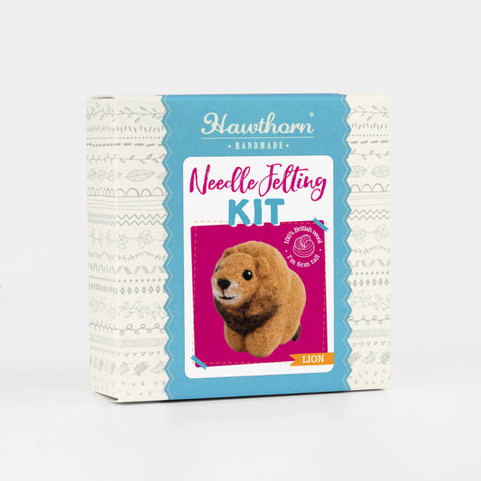 Lion Mini Needle Felting Kit | Beginner Craft Kit