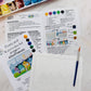San Francisco Painted Ladies Watercolor Postcard Kit