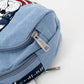 Kusuguru Japan Small Round Embroidered Character Bag