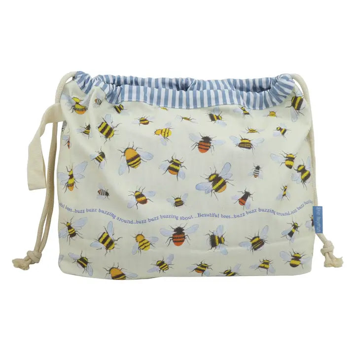 Emma Ball Bees Draw String Bag