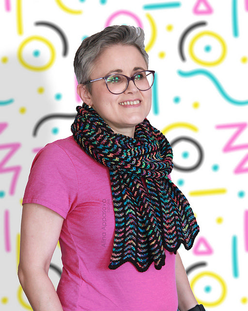 Bitstream Scarf Kit by Alina Appasova