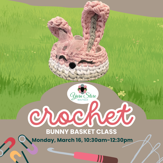 Bunny Basket Workshop: Crochet with Pat