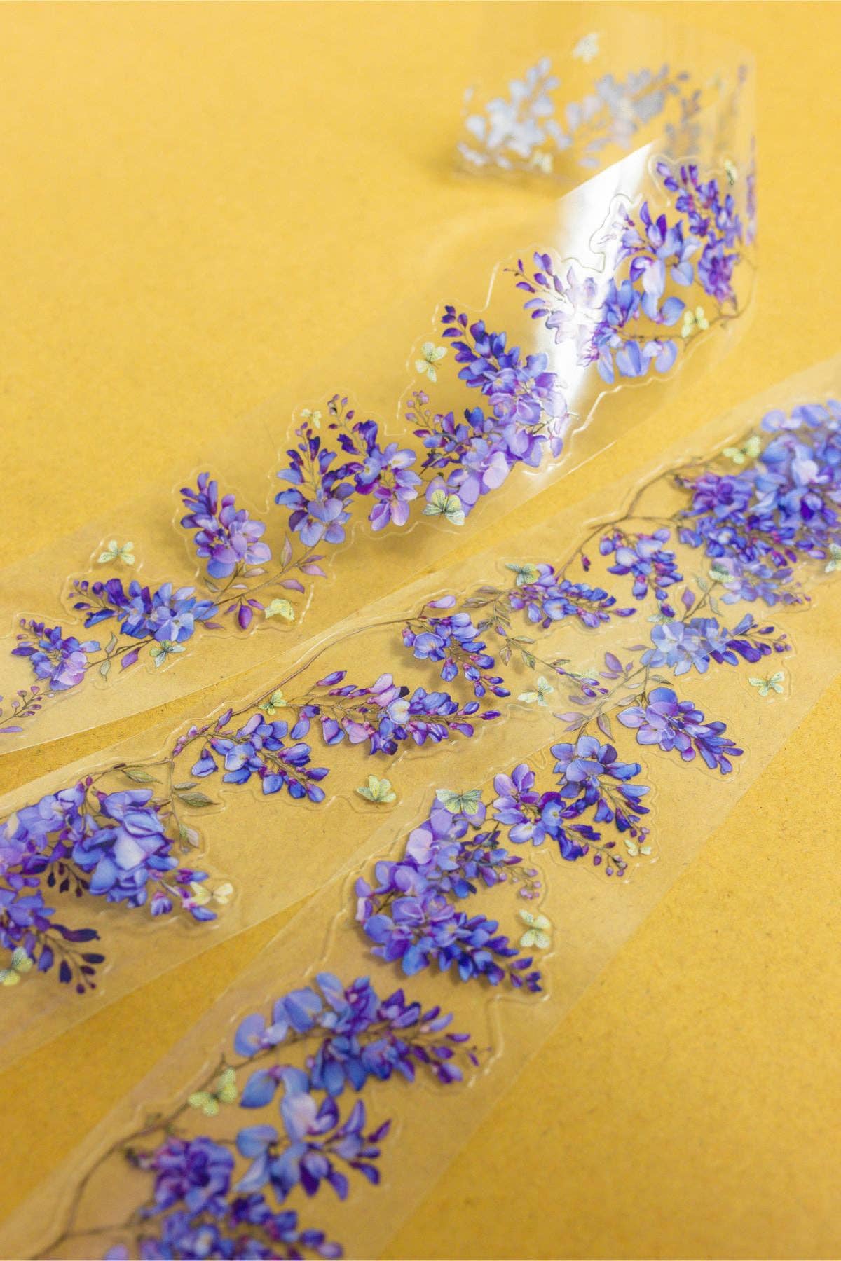 Wisteria Transparent Cutout Tape
