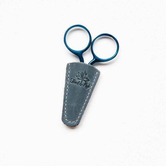 Mini Scissors with Leather Sheath by Thread and Maple
