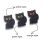 Black Cat Knitting Needle Point Stopper 