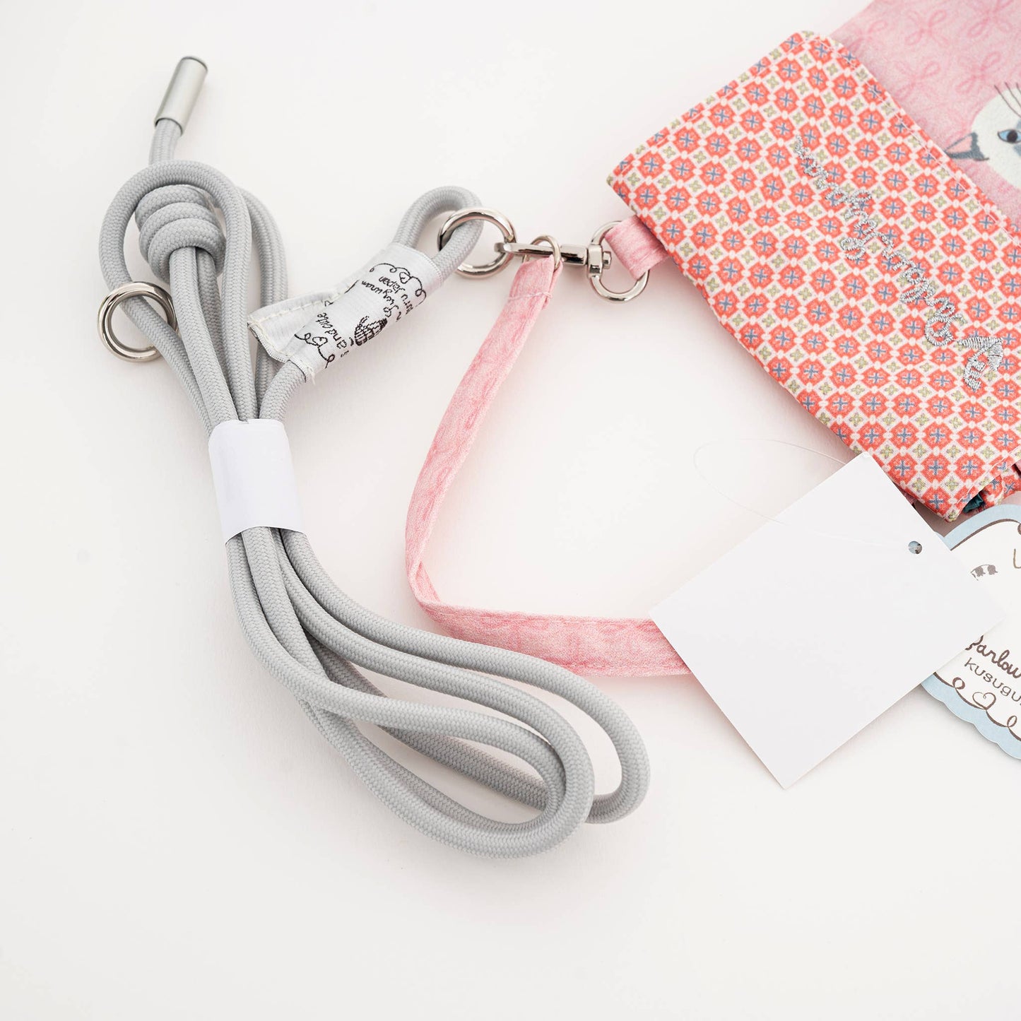 Kusuguru Japan 3-Way SilkyTouch Mobile Pouch & Crossbody Bag