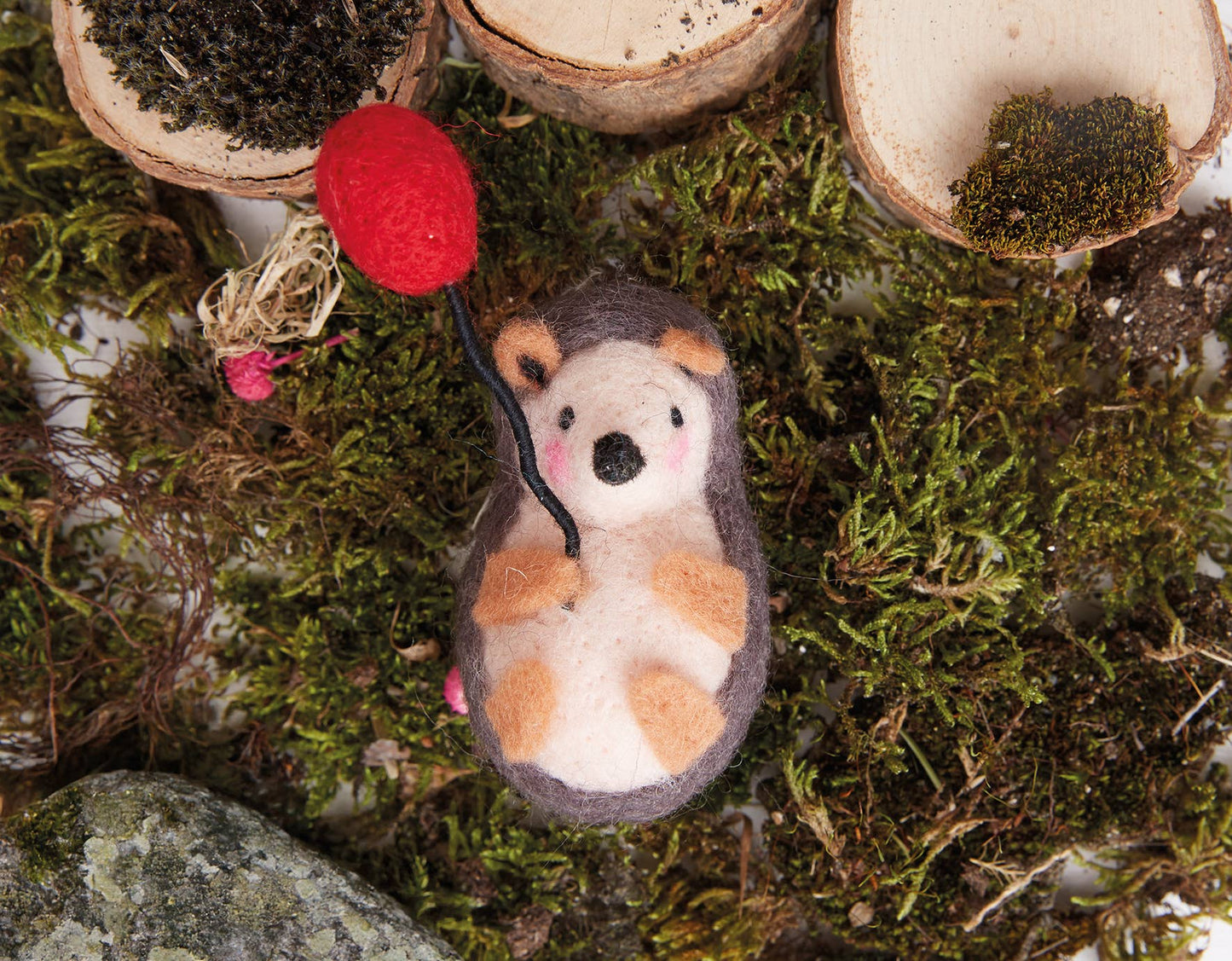 Simply Make Needle Felting Kit, Hedgehog, Craft Gift