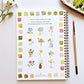 Flowers watercolor workbook by Emily Lux