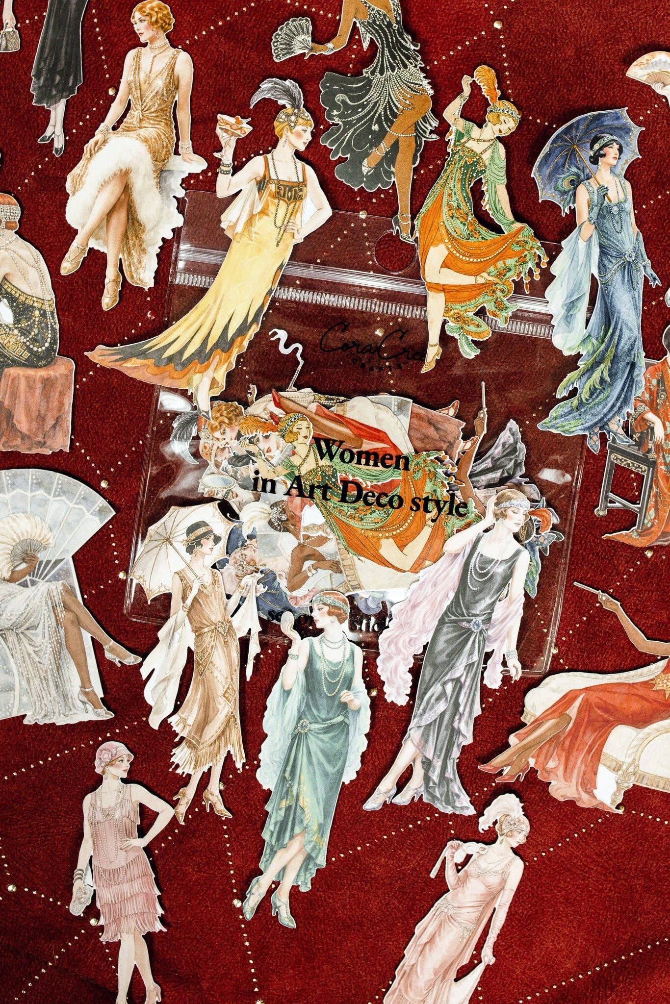 Women in Art Deco Sticker Pack
