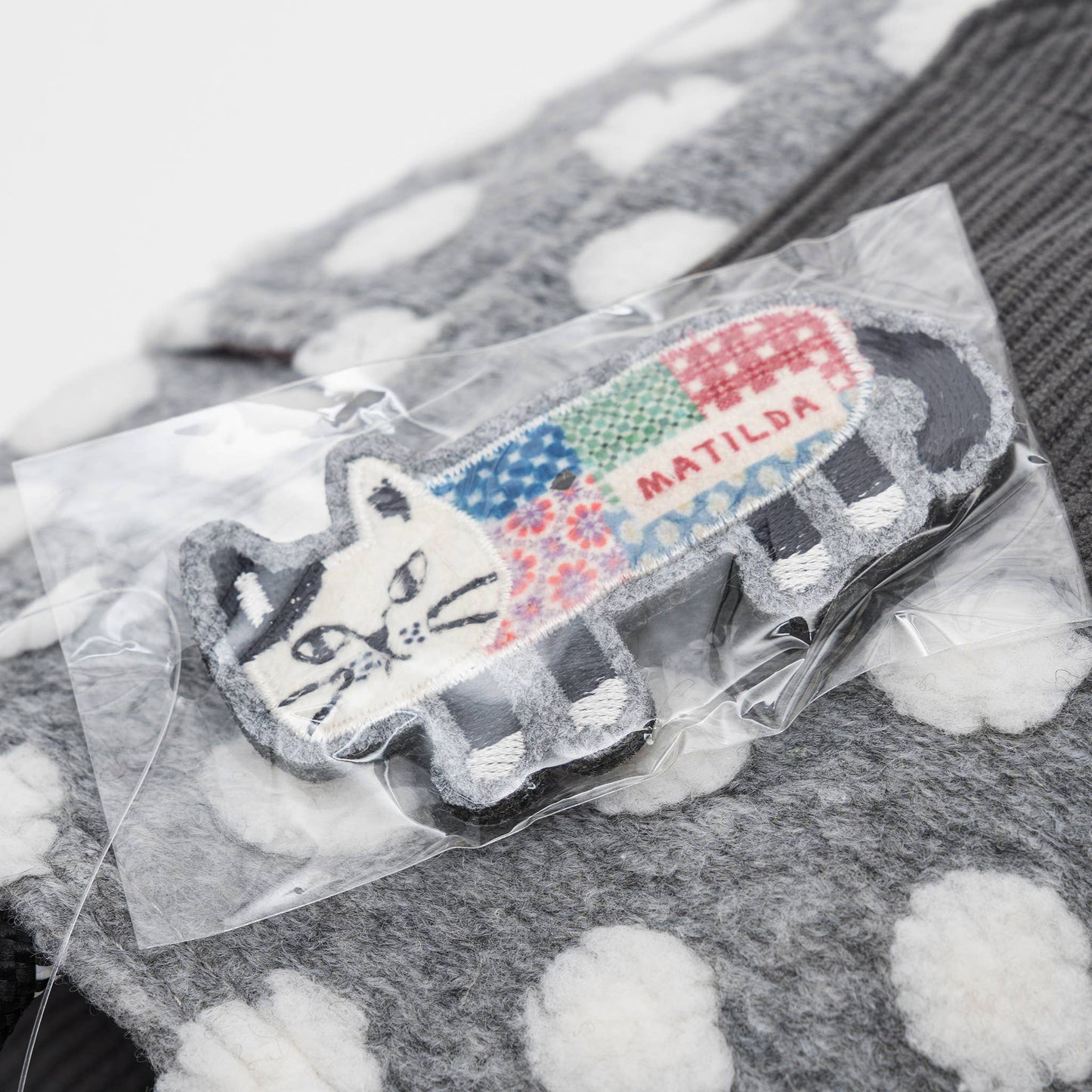 Kusuguru Japan Bobble Dot Textured Tote Bag