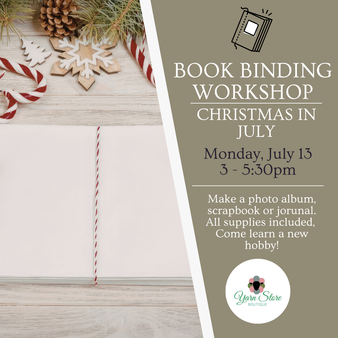 Christmas in July: Book Binding Workshop with Doris