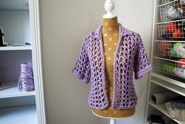 Crochet Sweater Club: Chunky Mesh Overshirt Workshop