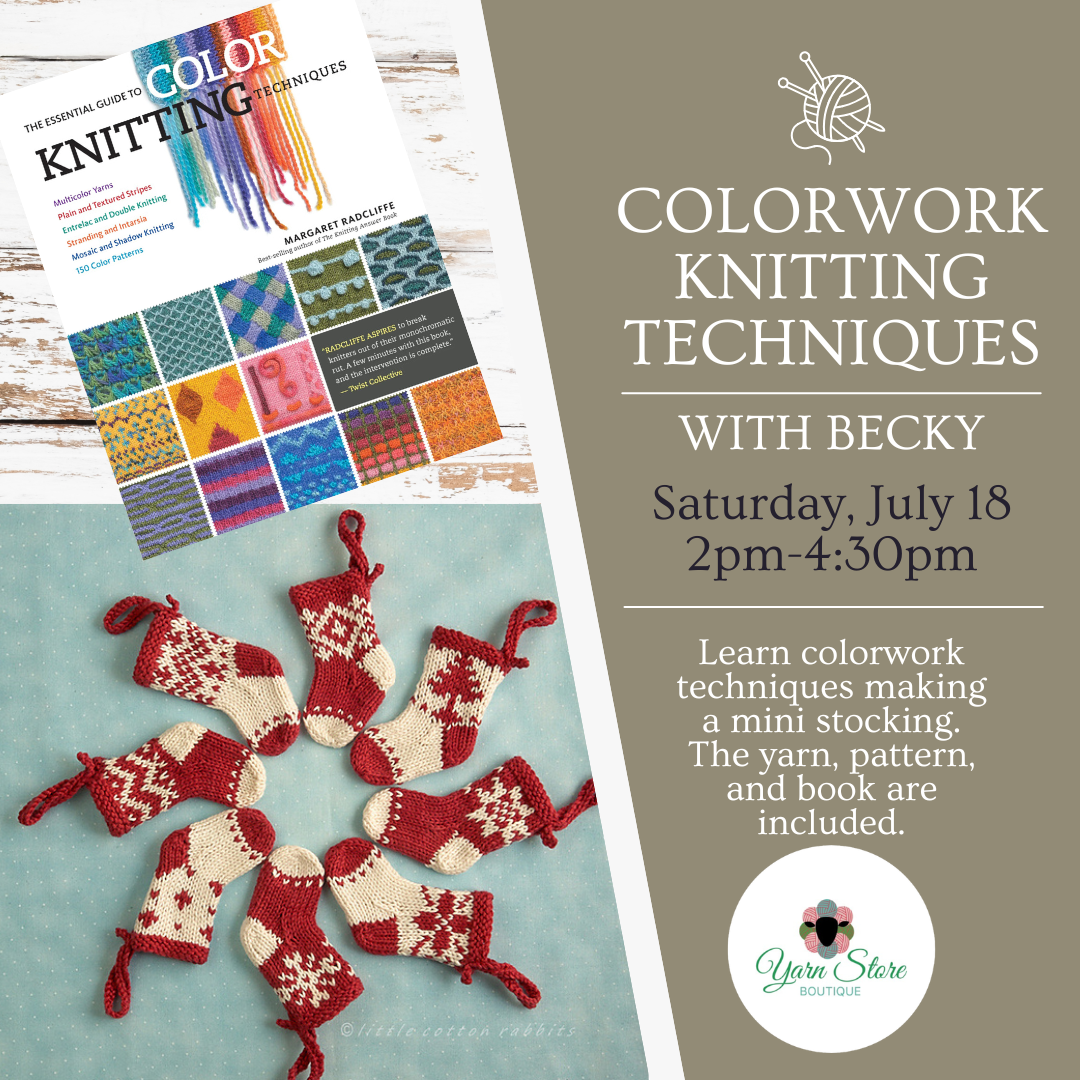 Colorwork Knitting Techniques with Becky Workshop