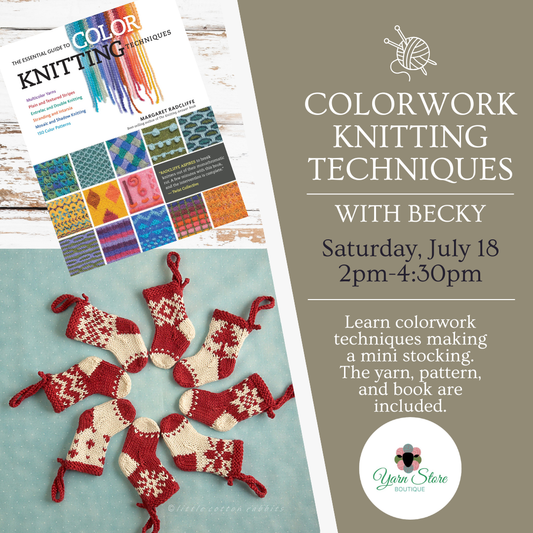 Colorwork Knitting Techniques with Becky Workshop