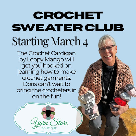 Crochet Sweater Club: Chunky Mesh Overshirt Workshop
