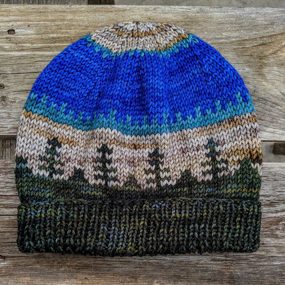 Crater Lake Hat Knitting the National Parks (Retiring this kit)