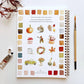 Autumn Watercolor Workbook by Emily Lex