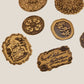 Vintage Faux-Wax Stickers