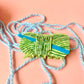 Crochet Yarn Hair Claw
