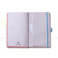 Sheaffer Emily in Paris Medium Notebook 90 GSM Ink Friendly Paper with Embossed Eiffel Tower - Pink