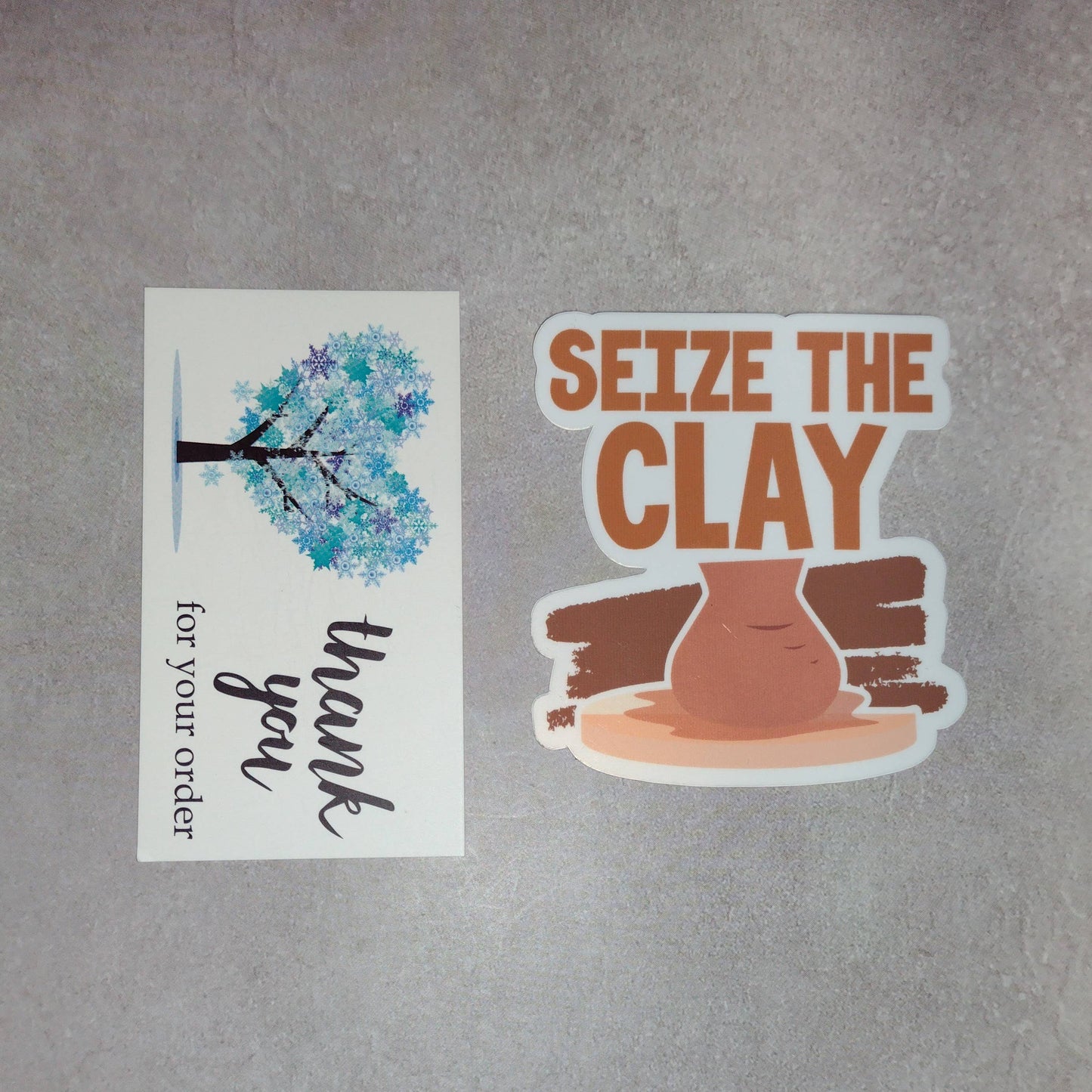 Seize the Clay | Pottery Maker Sticker | Ceramic Sticker